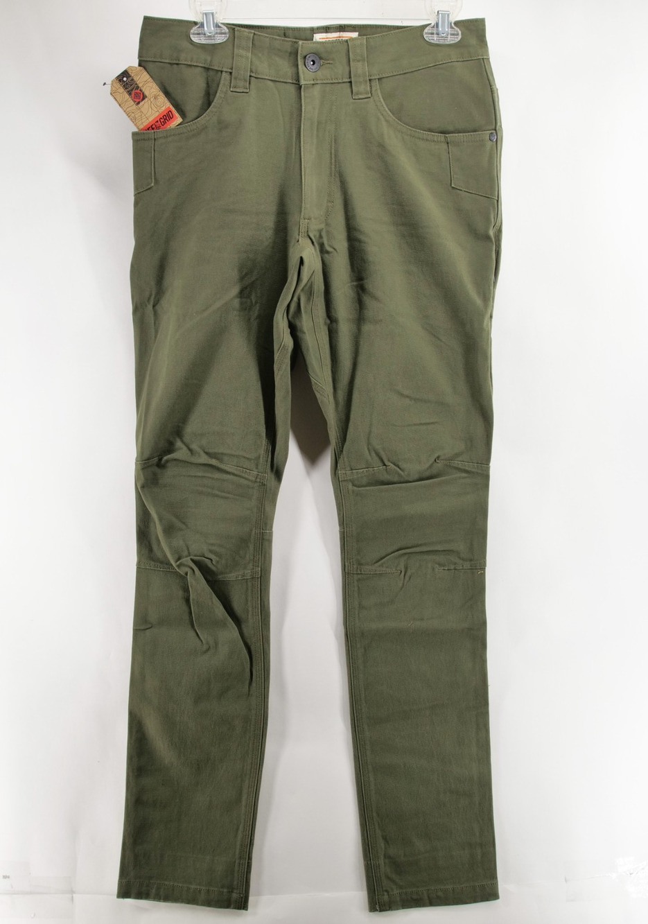 Off The Grid Trailblazer NWT Pants Mens 28x32 Dark Olive Taper Fit Cargo Utility